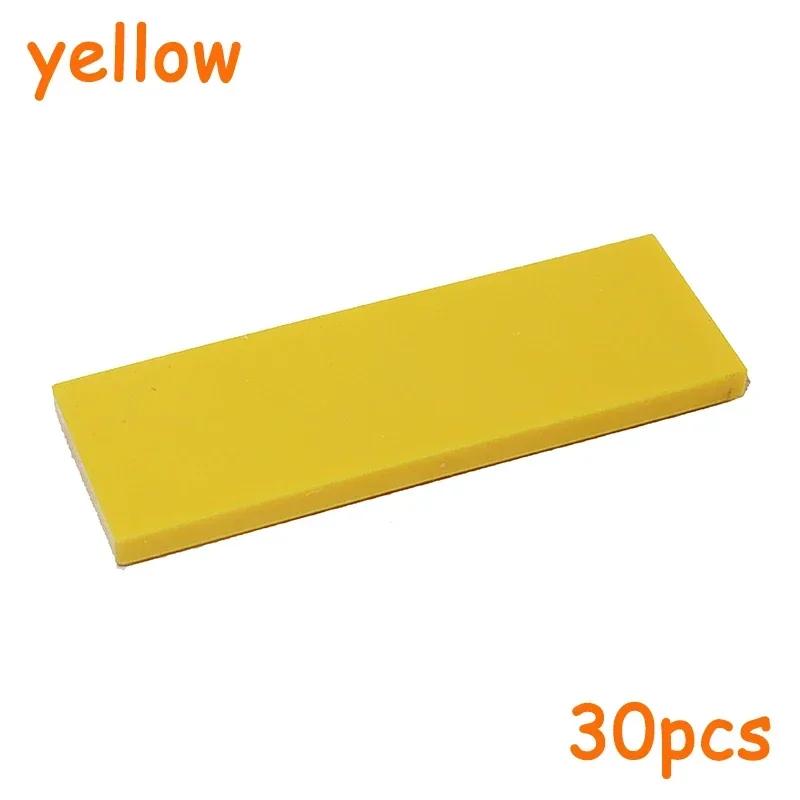 

30PCS 69729 Size 2x6 Bricks Flat Tile Smooth MOC Assemble Particles 2*6 Building Blocks DO-IT-YOURSELF Educational Creative Plaything for Children жовтий