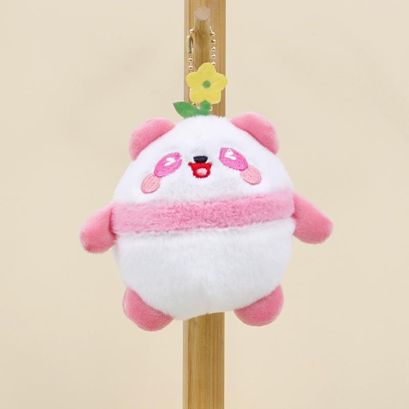 

Панда Очаровательный Плюшевый Брелок Мягкая Набивная Игрушка Для Сумок Ключей И розовый