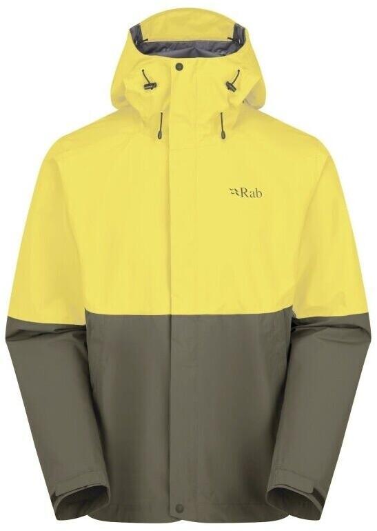Куртка Rab Downpour Jacke желтая