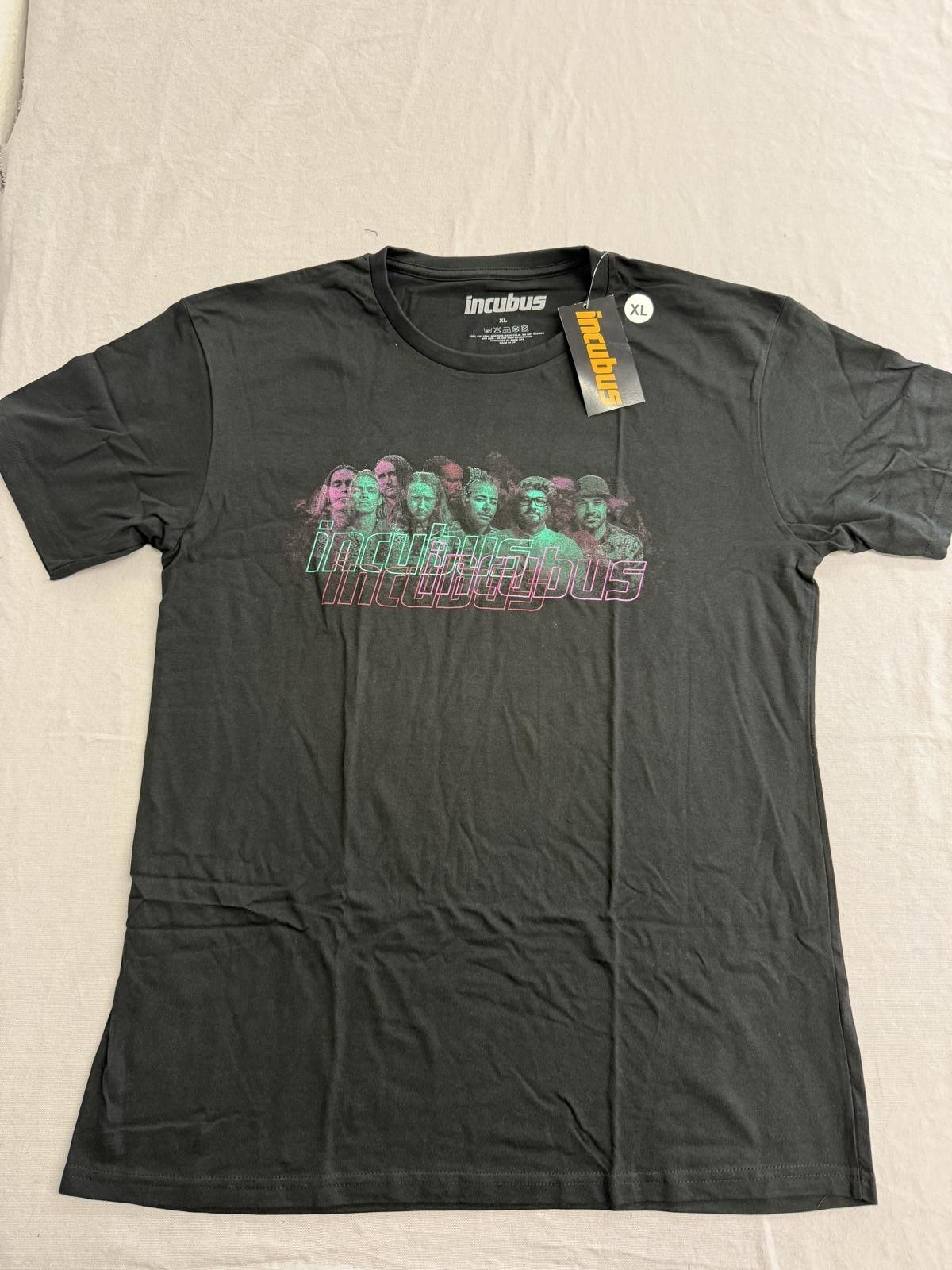 Incubus Band T-shirt Tour 2017 3D Blur Print XL M