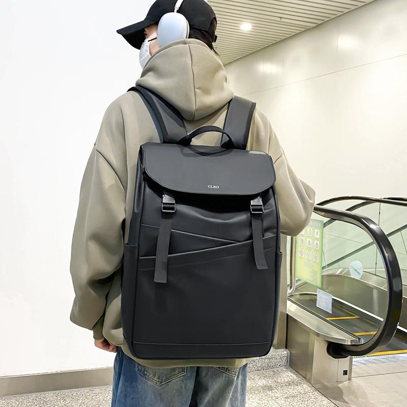 Schoolbag new fashion backpack men's school bag junior high school students Korean version trendy backpack trend Harajuku backpack