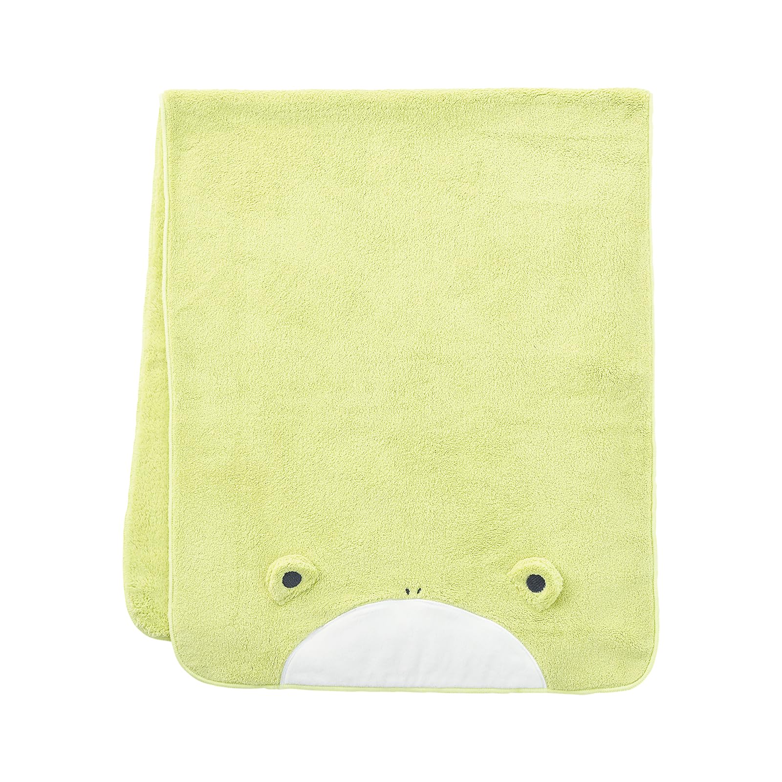 Live Heart Hair Drying Animal Print Frog Towel, (100cm Long), Absorbent, Quick-Drying, Soft, 27921-52