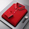 Sommermode Herren Poloshirt Business Casual Langarm T-Shirt Heißverkaufend Hochwertig Atmungsaktiv Bequem Oberteil Herbst