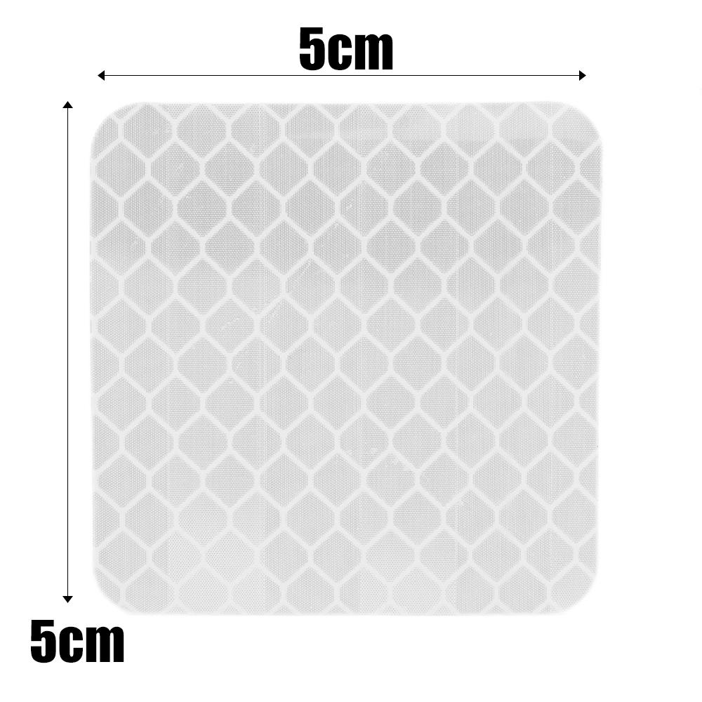 

150 шт. Безопасные светоотражающие наклейки полоски Водонепроницаемая Высокая видимость Предупреждающая светоотражающая лента для ночной езды Ходьбы Наклейка на автомобиль