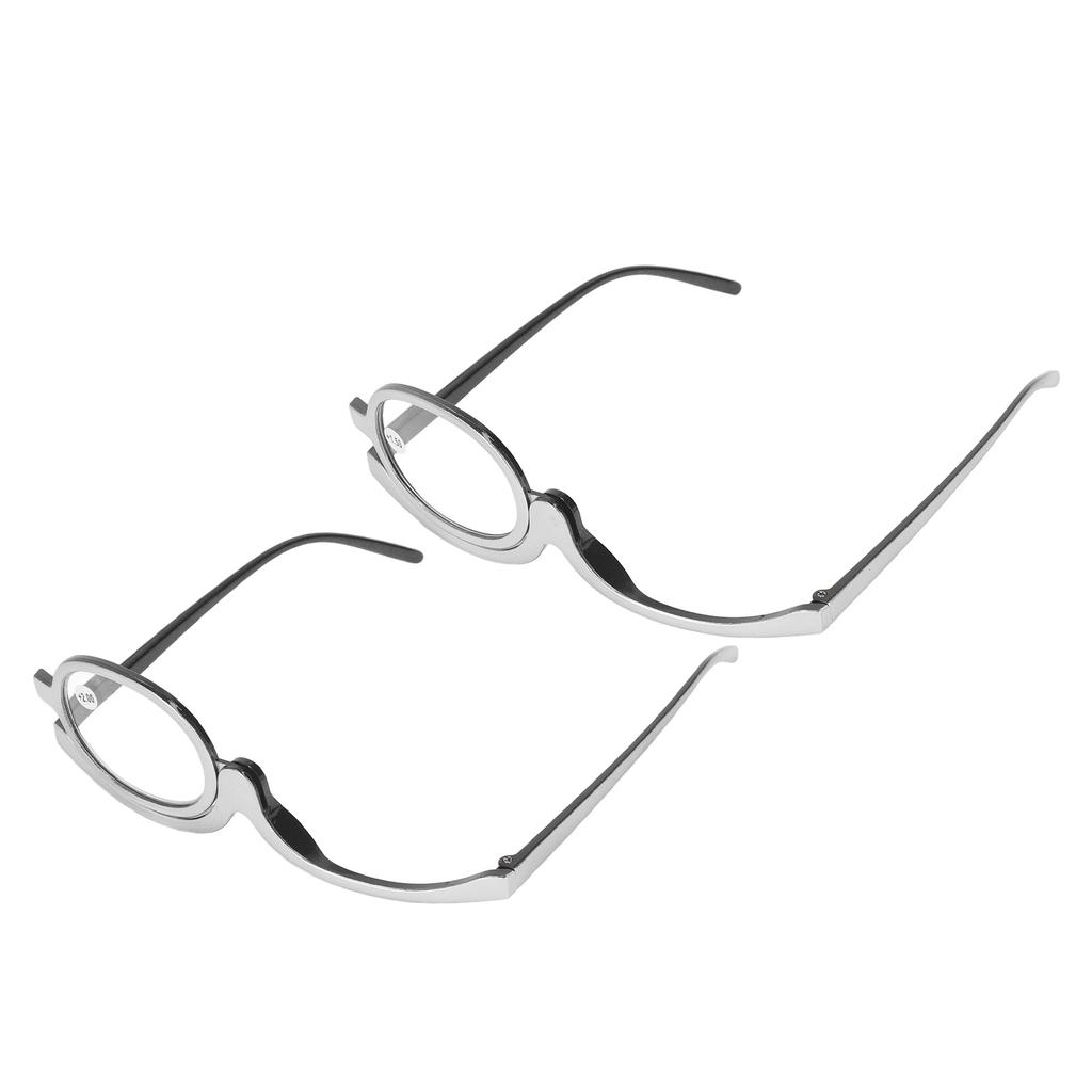 Make-up Lesebrille Tragbare Vergrößerungs-Alterssichtigkeit Lesebrille Aufklappbar Drehbar Einzellinse