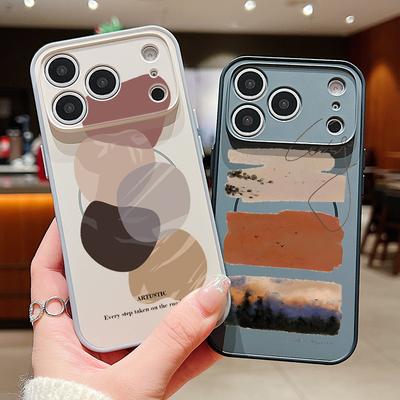 Creative Color Shape Magnetic Phone Case For iPhone 17 Pro Max 16 15 14 13 Pro Max For Magsafe Wireless Charge TPU PC Back Cover