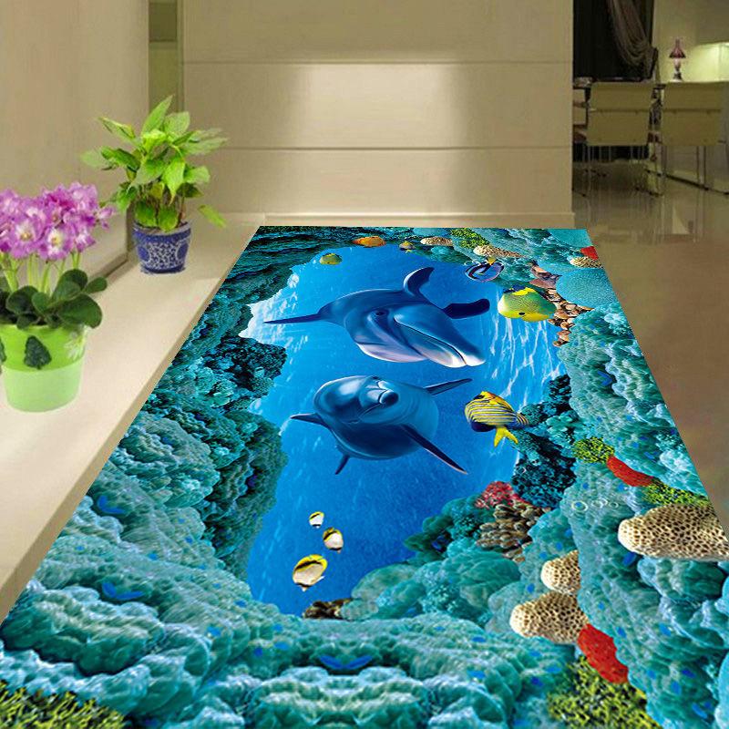 3D Koberec Obývací Pokoj Odolný vůči Nečistotám a Snadno Udržovatelný Ložnice a Domácnost Protiskluzový Koberec pod Pohovku Konferenční Stolek