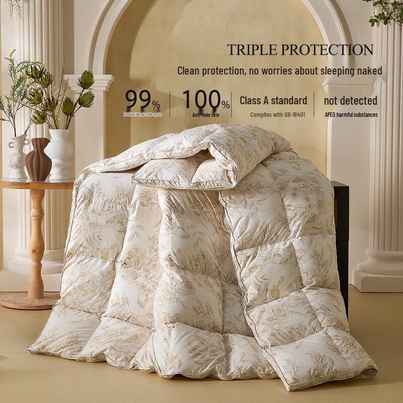 Mercury Home Textiles 95% White Goose Down Winter Comforter