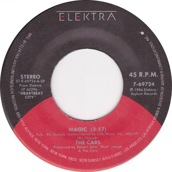 

7-дюймовая пластинка CARS - Magic 769724 Elektra 1984 US Dance & Electronica б/у