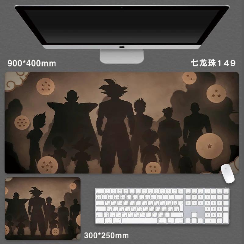 High Quality Japanese Animation Seven Dragon Ball Mouse Pad Oversized Boys Animation Two-dimensional E-sports Game Computer Keyboard Student Desk Pad