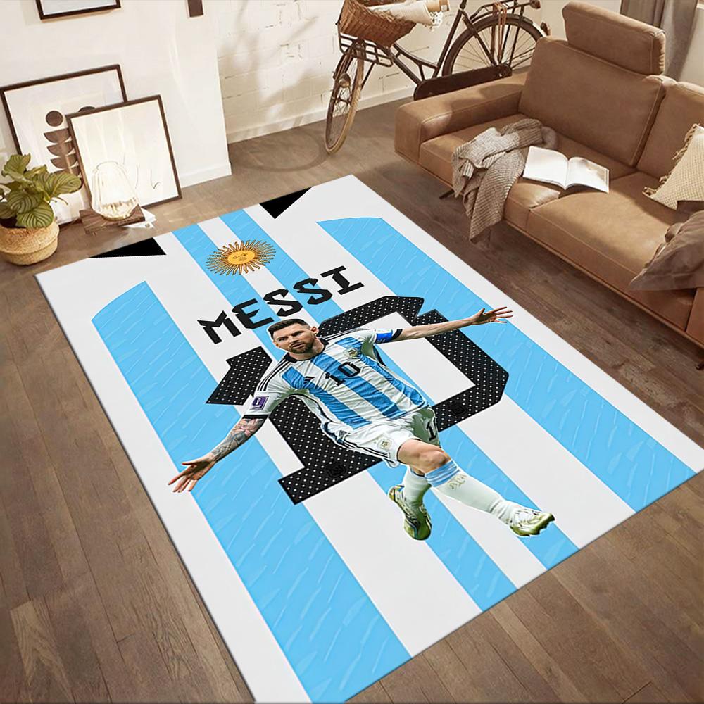Argentina Football Celebration Square rugs are a great choice for living rooms, bedrooms, home décor, and as gifts.
