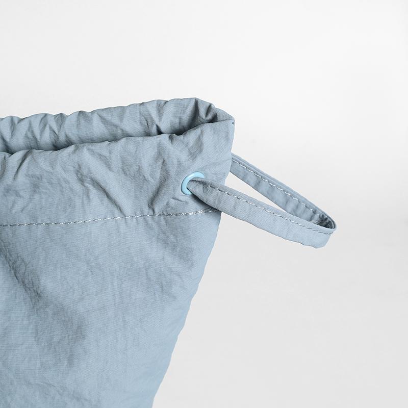 Large Capacity Drawstring Shoulder Bag Sport Lightweight Tote Bag Commuter Travel Storage Bag