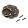 20Pcs Iron Furniture Handle Drawer Cabinet Desk Door Ring Pull Hardware Home Decor 3x3cm