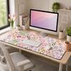 Non-Slip Floral Desk Pad Rubber Base Gaming Mats Desk Mat Mouse Pad  Work