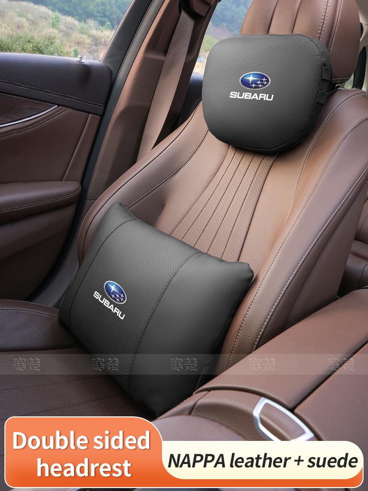 For Subaru Outback Brz Wrx Xv Ascent Forester Impreza Legacy STI Car Headrest Neck Support Seat Lumbar Cushion Soft Neck Pillow X6
