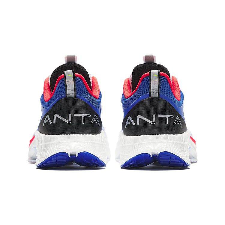 Anta Mach 3.0 Non-Slip Shock Absorption Low-Top Kids Running Shoes Kids running shoes White Blue Pink 312335505-5