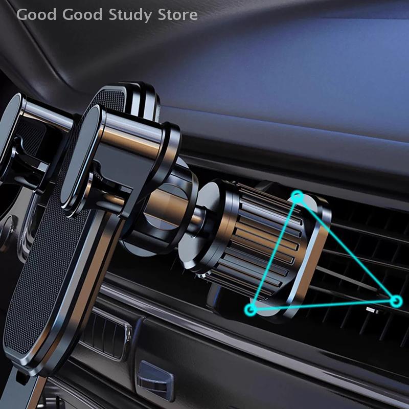 Universal Car Phone Holder Car Hook Anti-drop Car Base Phone Holder For Car Air Vent Dashboard Mobile Phone Navigation Bracket