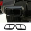 Authentic Car Tail Throat Trim For Land Rover Range Rover Sport 2018- Exhaust Pipe Cover Tail Pipe Cover Trim Gloss Black
