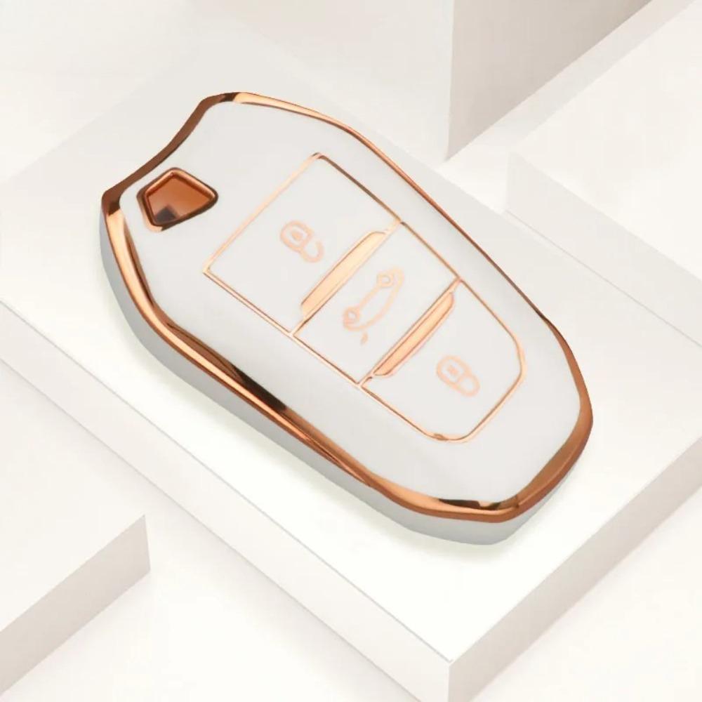 TPU Car Remote Key Case Cover Shell for Peugeot 2008 3008 4008 5008 308 408 508 Citroen C1 C2 C4 C6 C3-XR Picasso Grand DS3 DS5