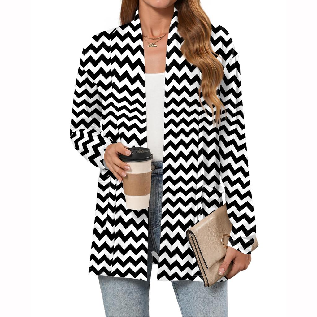 Women's Lightweight Cardigan Sweaters Open Front Long Sleeve Casual Loose Thin Cardigans With Pockets