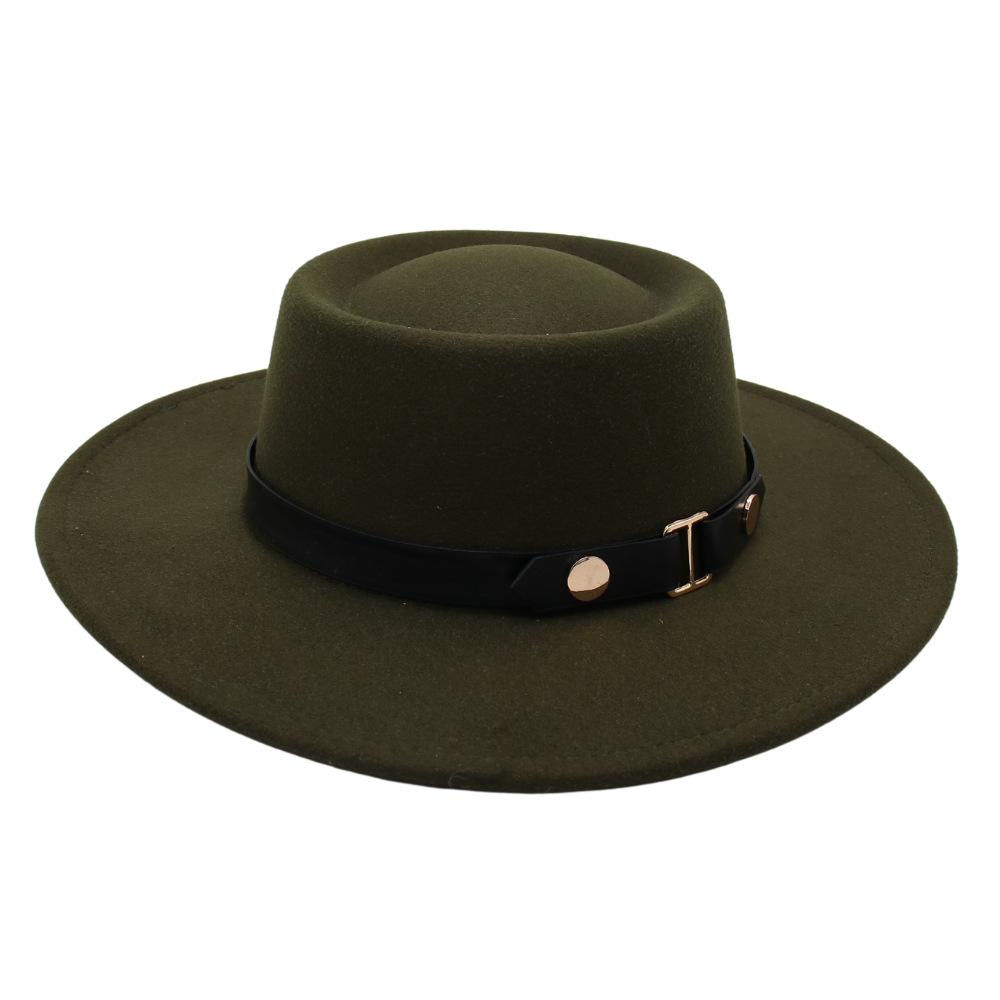 Nyugati Cowboy Kalap Szélvédő Kötél Jazz Kalap Velúr Vintage Felsőkallap Filc Kalap Gyapjú Kalap Férfiaknak és Nőknek