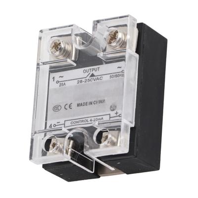 Festkörperrelais SSR 4‑20mA Eingang zu 28‑380V AC Ausgang Stufenloser Regelungs-Spannungsregler