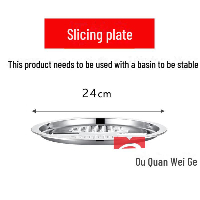 

Многофункциональная овощерезка и терка с лезвием из нержавеющей стали и раковиной