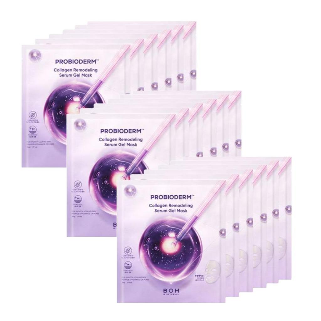 BIOHEAL BOH Probioderm Kolagenové remodelační sérum Gelová maska 34g × 6 plátků (3 Možnosti)