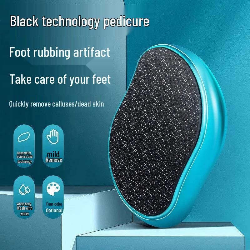 Exfoliating Glass Foot Scraper: Ultra-Fine Callus Remover & Pedicure Tool