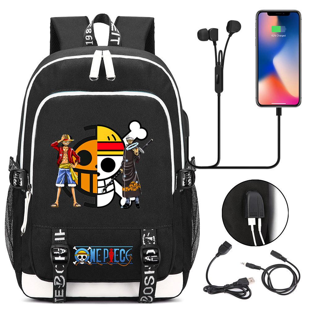 Primary And Secondary School Students Schoolbag Riman Personalized Printing Youth Leisure Travel With Usb Backpack