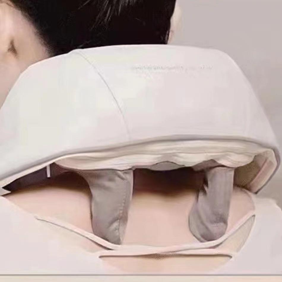 Electric Kneading Hot Compress Massage Shawl Trapezius Cervical Spine Massager Unclogging Shoulder Neck Massager