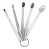 Juego de 5 Cucharas Medidoras de Acero Inoxidable con Identificación Clara TAD DASH PINCH SMIDGEN DROP para Uso en Cocina