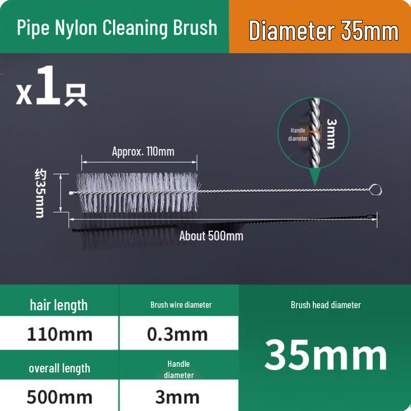 Fuhou Extended Handle Nylon Pipe Cleaning Brush