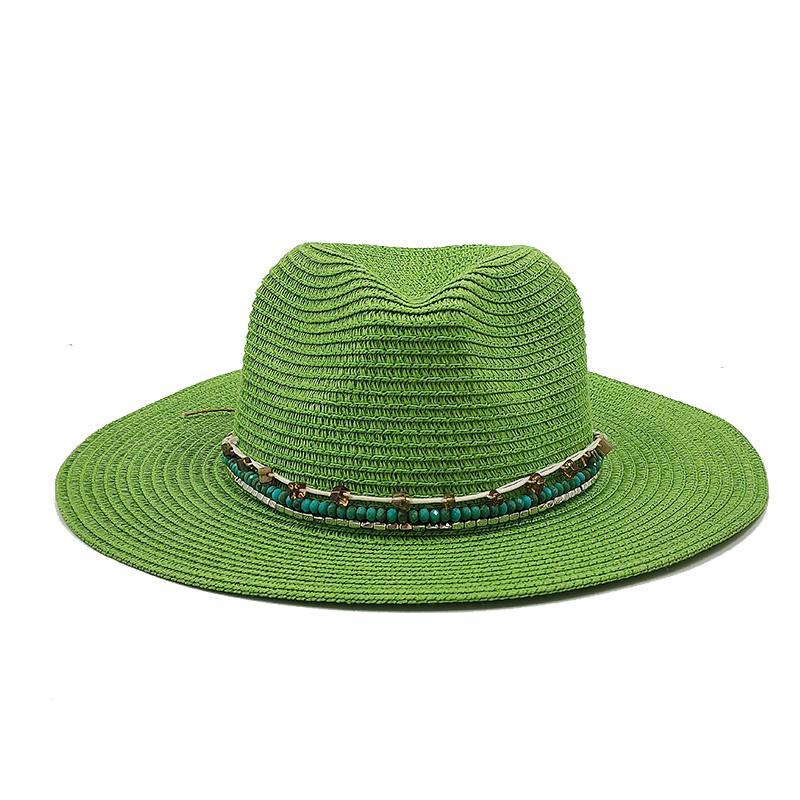 Summer Straw Hat Fashion Simple Hat For Men Women Wide Brim Jazz Hat Casual Classic Sun Hat Foldable Travel Beach Hat