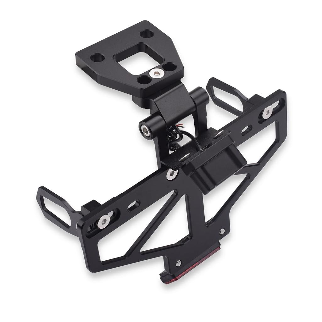 LEDISHUN Aluminum Fender Eliminator Kit for Kawasaki Ninja 400 Z400 (2018-2024) and Ninja 250 Z250 (2019-2024) (Black)