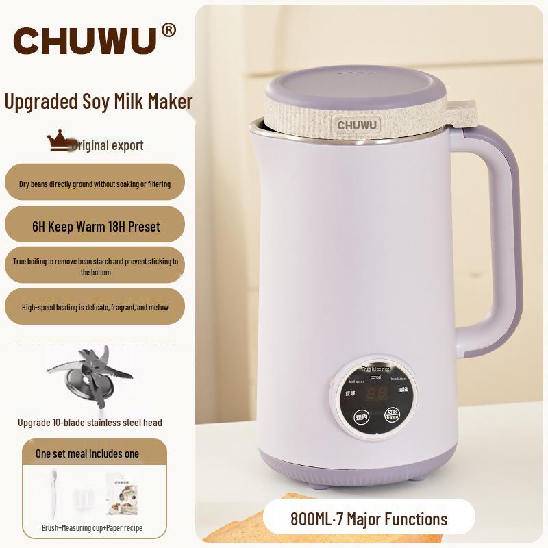 Multifunkční mixér na sójové mléko a potraviny - Automatický, Kompaktní, Nízkohlučný, Stroj na rozbíjení buněčných stěn bez filtru