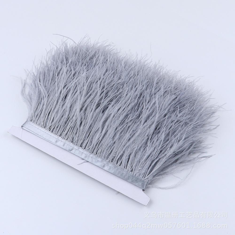 8-10Cm Ostrich Hair Cloth Edge Various Colors Optional Feather Lace Clothing Earrings Diy Decoration