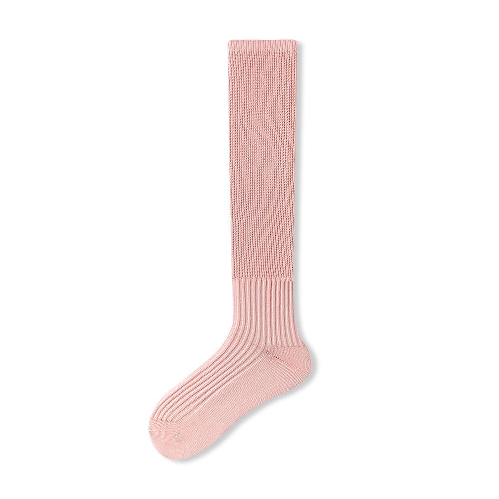 Calzini a coste lunghi da donna per la primavera e l'autunno, stile dolce da sorella, gambe lunghe