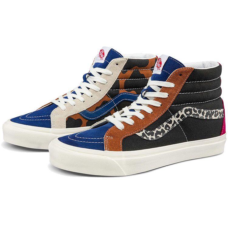Vans Sk8 38 Dx Casual Lightweight High-Top Skate Shoes Unisex Sneakers Black Blue Brown VN0A5KRI96M