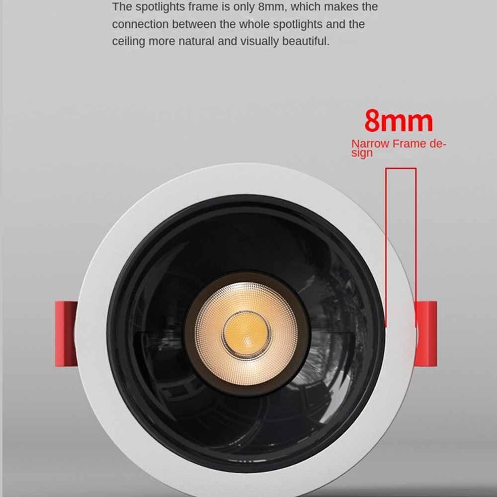 Durable Recessed LED Downlight Spot Light Energy Saving Down Lights 7W 10W 12W 220V Ceiling Lamp Bedroom