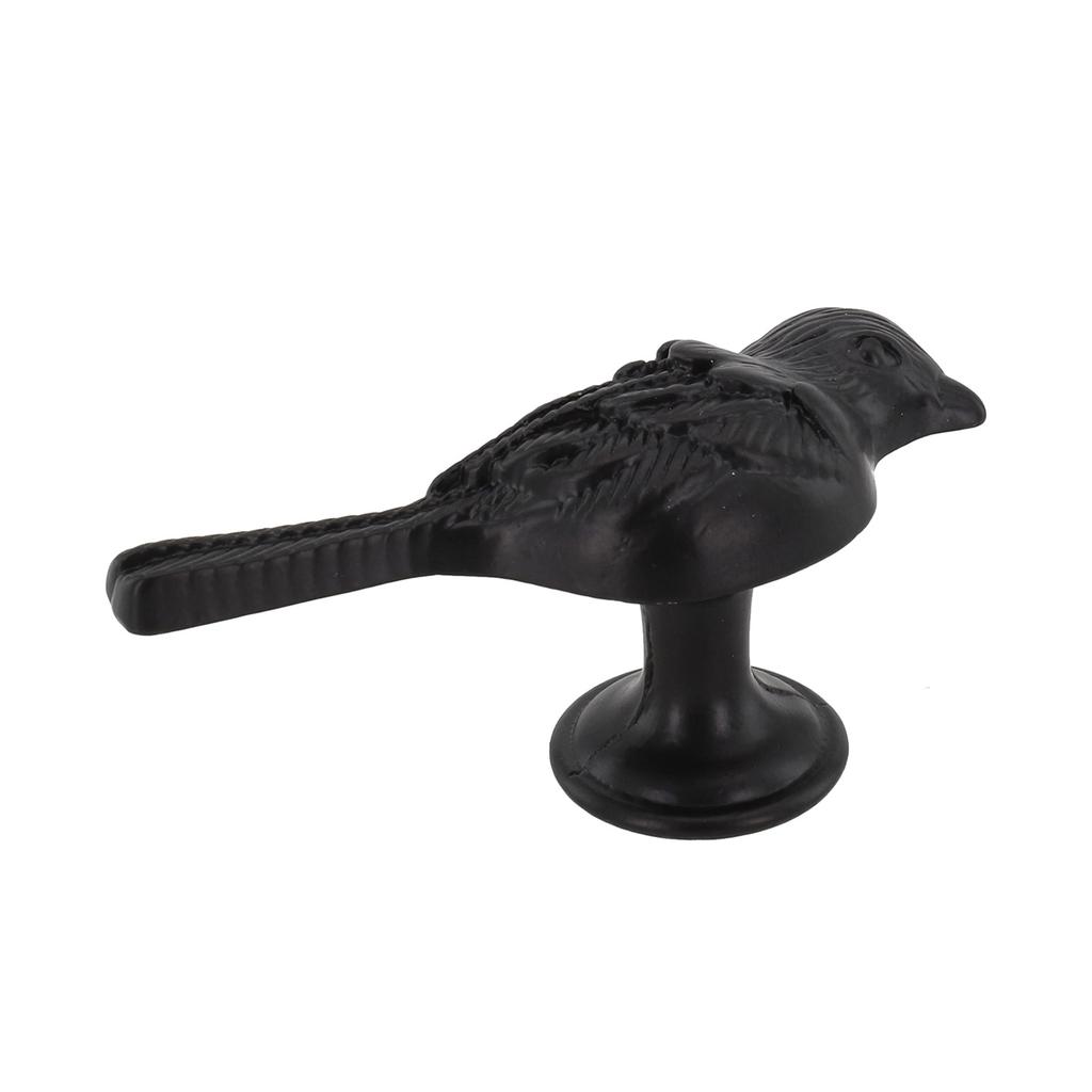 1Pc Retro Solid Handles Golden Feather Little Bird Shaped Cabinet Door Knobs Dresser Pulls Handmade Furniture Knob