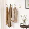 Gold Coat Hooks Wall Mount - Wall Hooks for Hanging, Heavy Duty Hooks, Mudroom Hooks, Metal Hooks for Hanging Clothes, Towels, Hats, Keys, Coats,4