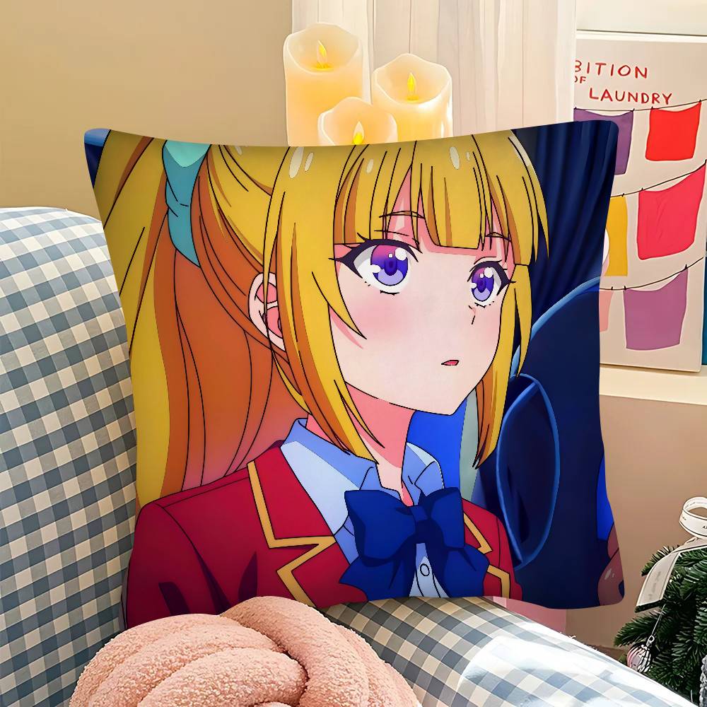 1Pc C-Classroom Of The Elite Anime Pillow Case Fashion Square Pillowcase Bedroom Sofa Room Ins Decoration Leisure