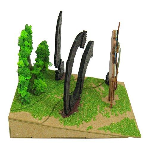 Sankei Studio Ghibli Mini Paper Craft: Ashitaka & Tatarigami Princess Mononoke Non-Scale, MP07-41