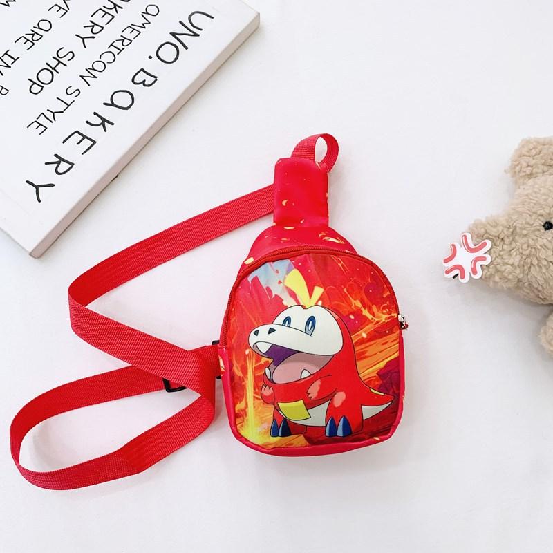 School bag 2025 new children's cartoon fanny pack versatile and lightweight change storage bag