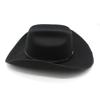 Western Cowboy Hat With Large Brim And Waterwave Embroidery For Summer Outdoor Wear