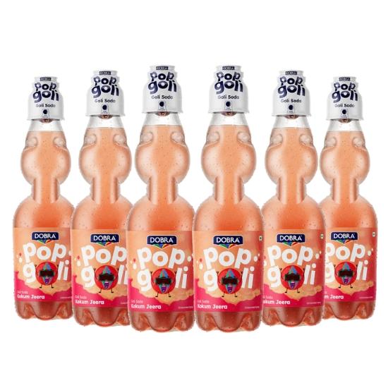 

Pop Goli Soda – со вкусом кокум джира, газированная мраморная газировка, 225 мл 250ml * 6