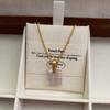 French Square Mosaic Square Hong Kong Style Shell Simple Necklace Collarbone Chain Fashionable Commuter Versatile Necklace