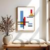 Poster Mondrian Geometry