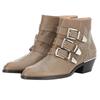 Fashion Brand Catwalk Rivet Cow Leather Short Boots Autumn Winter Retro Large35-45 Ankle Boots4cm Thick Heel Rock Night Club Women Shoes